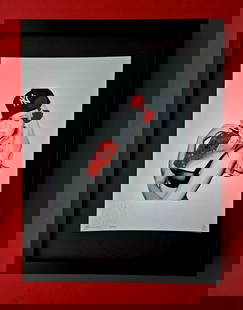 DEATH NYC Hand Signed Print Framed 16X12in COA "BAD & BRANDED" SPRAY ME: This is a Stunning and Scarce 100% Authentic New Print by Death NYC Hand Signed and Numbered in Pencil by the Artist Limited Edition of 100 Print Size: About 10x8in Fine Art 300 gsm Paper Print is Bli