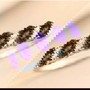 Crimson Grace – Amethyst & Diamond Cascade Ring in 14k White Gold: Title: Crimson Grace &#8211; Amethyst & Diamond Cascade Ring in 14k White Gold Description: Crimson Grace &#8211; Amethyst & Diamond Cascade Ring in 14k White Gold Jewelry Type : Ring Gemstone : Ameth