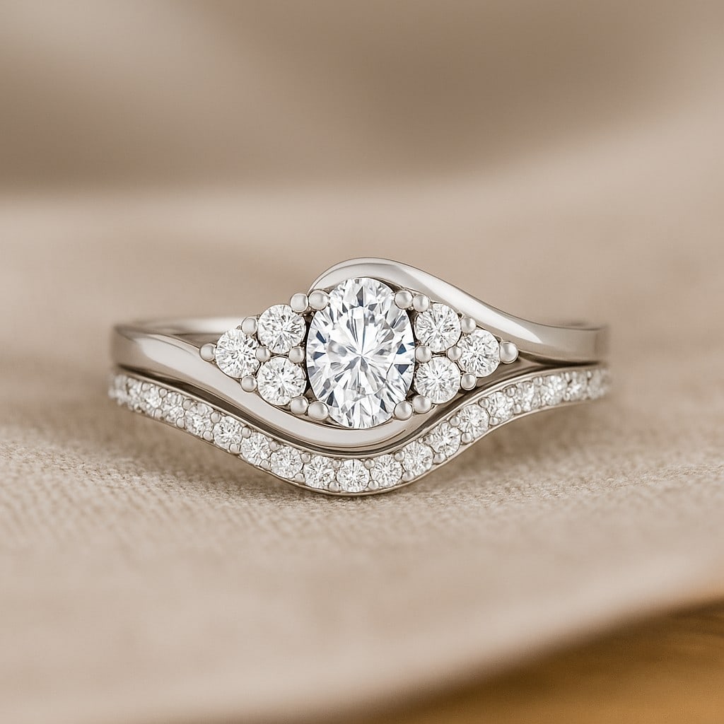 The Imperial Flame – Diamond Vintage-Style Ring in 14K White Gold: Title: The Imperial Flame – Diamond Vintage-Style Ring in 14K White Gold Description: The Imperial Flame – Diamond Vintage-Style Ring in 14K White Gold Jewelry Type : Ring Gemstone : Diamo