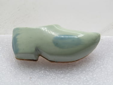 Vintage Enameled Dutch Shoe Brooch, 3-D, 1950's-1960's