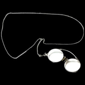 Antique Folding Glasses on Chain