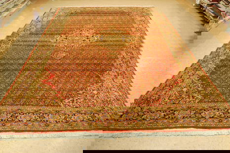 Persian BIJAR RUG 7'8"x11'7": Title: Persian BIJAR RUG 7'8"x11'7" Description:OLD,ANTIQUE EXCLUSIVE FINE HIGH KPSI_KURK WOOL CLASSIC VILLAGE WOVEN Persian BIJAR ORIENTAL RUG ,,,, high quality with exact and very rare size of 7'8"