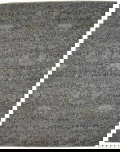 Brownish Gray Transitional 8X10 Modern Oriental Rug: Title: Brownish Gray Transitional 8X10 Modern Oriental Rug Description:Handmade 8X10 gray oriental rug made with natural dyes (fine wool pile and cotton foundation), superior knot count, and appealing