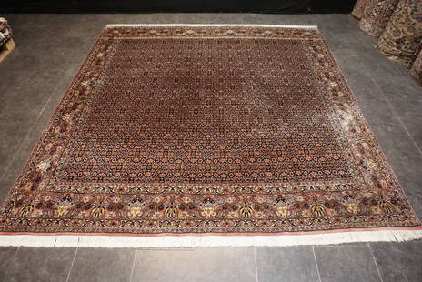 Persian Bidjar Tekab Rug – Hand-knotted Original from Iran: Title: Persian Bidjar Tekab Rug &#8211; Hand-knotted Original from Iran DescriptionPersian Bidjar Tekab Rug &#8211; Hand-knotted Original from IranFor sale is a genuine hand-knotted Bidjar Tekab rug f