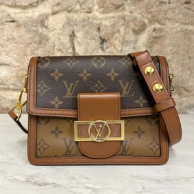 LOUIS VUITTON Dauphine Mini Monogram Reverse Shoulder Bag