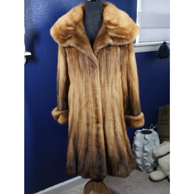 2 die 4 Stunning Ombre Female Swing Mink Fur Coat Jacket