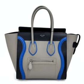 CELINE Luggage Micro in multicolored leather