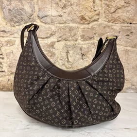 LOUIS VUITTON Rhapsodie Idylle Hobo Bag in Brown Canvas