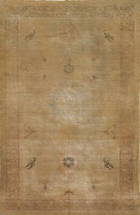 Antique Vegetable Dye Oushak Turkish Area Rug 6x8: Title: Antique Vegetable Dye Oushak Turkish Area Rug 6x8 Description:A Beautiful Genuine Turkey Oushak (100% Vegetable Dye) rug is Hand Knotted by skillful weavers in Turkey with