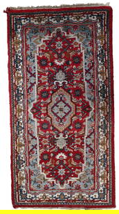 Handmade vintage Persian Hamadan rug 2.2' x 4.7' (70cm x 145cm) 1970s: Title: Handmade vintage Persian Hamadan rug 2.2' x 4.7' (70cm x 145cm) 1970s Origin:Middle East Dimension: 2.2' x 4.7' (70cm x 145cm) Materials:wool Year:1970s Description:Handmade vintage Persian Ham