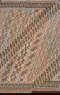 Antique Vegetable Dye Kilim Qashqai Persian Rug 4x7: Title: Antique Vegetable Dye Kilim Qashqai Persian Rug 4x7 Description:A Beautiful Genuine Iran ( Persia ) Kilim (Qashqai) rug is Hand Woven by skillful weavers in Iran ( Persia ) with