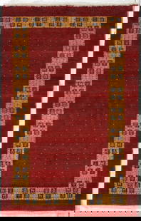 Lori Gabbeh 4x6.2: Title: Lori Gabbeh 4x6.2 Origin:Iran Year: New Materials:wool Size:4x6.2 Description:Lori Gabbeh Persian Reserve: $850.00 Shipping: Domestic: Flat-rate of $80.00 to anywhere within the contiguous U.S.
