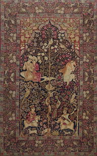 Pre-1900 Vegetable Dye Kerman Ravar Persian Area Rug 5x8: Title: Pre-1900 Vegetable Dye Kerman Ravar Persian Area Rug 5x8 Description:A Beautiful Genuine Iran ( Persia ) Kerman (Ravar) rug is Hand Knotted by skillful weavers in Iran ( Persia ) w