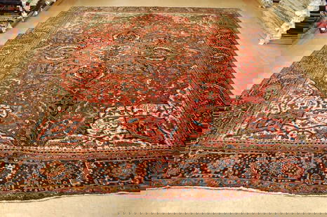 Persian Heriz RUG 10.6x13: Title: Persian Heriz RUG 10.6x13 Description:ANTIQUE ABSOLUTE BEAUTY HIGHLY DETAILED FINE EXCLUSIVE Persian HERIZ SERAPI ORIENTAL RUG..........Most beautiful and Decorative field design pattern over R