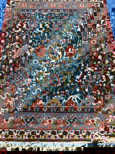 Hand Knotted Tibet Ruyg 4x6 ft: Title: Hand Knotted Tibet Ruyg 4x6 ft Description:Hand Knotted Tibet Rug 4x6 ft Size: 4x6ft Circa:1980 Origin:Iran Material:100 % Wool Reserve: $150.00 Shipping: Domestic: Flat-rate of $95.00 to anywh