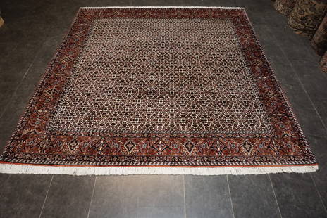 Persian Bidjar Tekab Rug – Hand-knotted Original from Iran: Title: Persian Bidjar Tekab Rug &#8211; Hand-knotted Original from Iran DescriptionPersian Bidjar Tekab Rug &#8211; Hand-knotted Original from IranFor sale is a genuine hand-knotted Bidjar Tekab rug f
