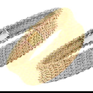 Authentic! Roberto Coin 18k Yellow Gold Large Basket Weave Bracelet: Authentic! Roberto Coin 18k Yellow Gold Large Basket Weave Bracelet Authentic! Roberto Coin 18k Yellow Gold Large Basket Weave Bracelet Product Description About This Piece: This Roberto Coin 18k yell