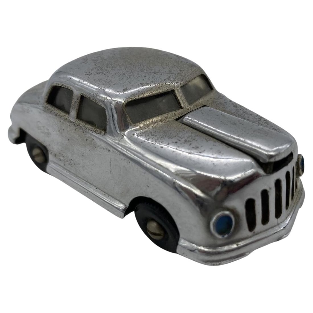 Chrome "Lucky Car" Lighter Occupied Japan with Box (1 of 5)