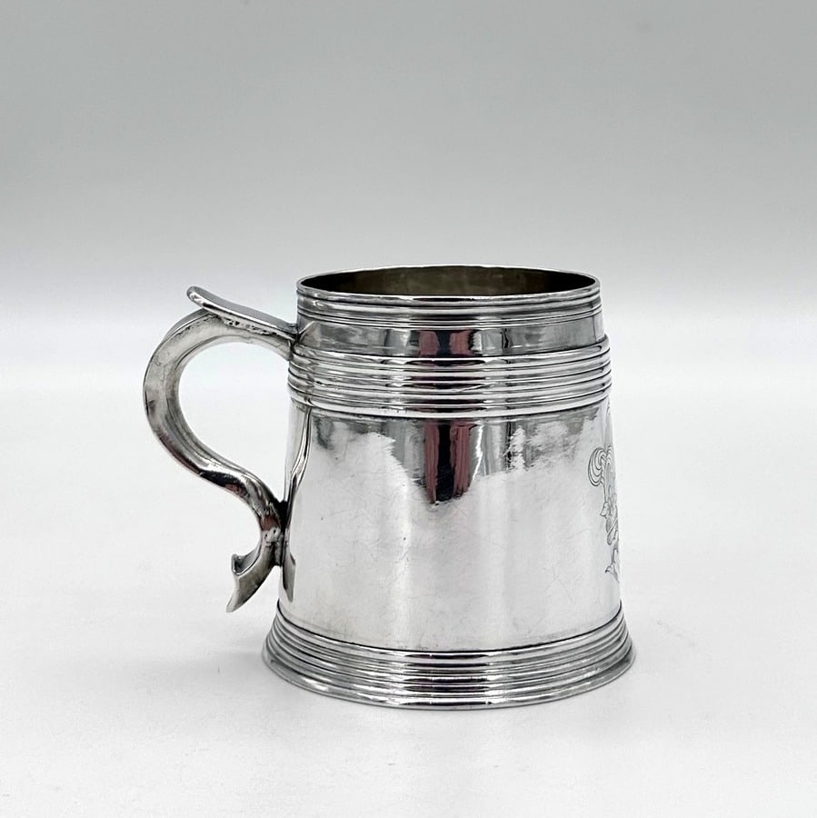 17th Century Antique William & Mary Silver Pint London 1693 Benjamin Pyne (1 of 10)