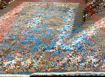 Antique Persian Kirman Rug-4033: Title: Antique Persian Kirman Rug-4033 Description:Beautiful antique Persian Kirman rug, from southwest persia, size 7 ft. 8 inches by 11 ft, circa 1930, excellent condition with a good pile throughou