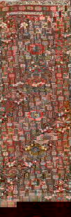 Antique Vegetable Dye Heriz Bakhshayesh Persian Rug 3x14: Title: Antique Vegetable Dye Heriz Bakhshayesh Persian Rug 3x14 Description:A Beautiful Genuine Iran ( Persia ) Heriz rug is Hand Knotted by skillful weavers in Iran ( Persia ) with