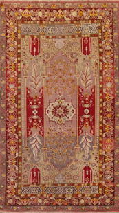 Antique Vegetable Dye Anatolian Persian Area Rug 5x8: Title: Antique Vegetable Dye Anatolian Persian Area Rug 5x8 Description:A Beautiful Genuine Iran ( Persia ) Anatolian rug is Hand Knotted by skillful weavers in Iran ( Persia ) with