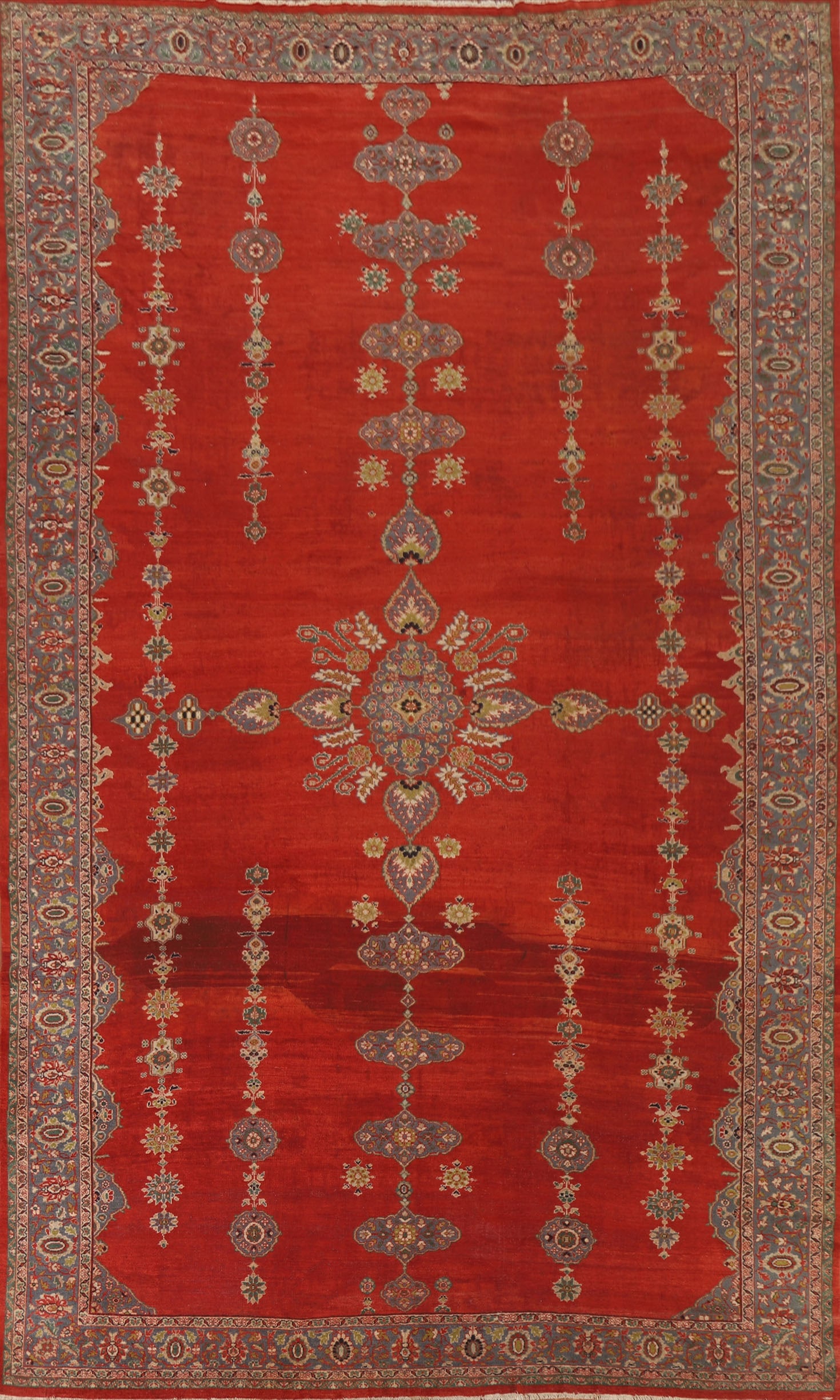 Antique Vegetable Dye Sarouk Farahan Persian Rug 10x14: Title: Antique Vegetable Dye Sarouk Farahan Persian Rug 10x14 Description:A Beautiful Genuine Iran ( Persia ) Sarouk (Farahan) rug is Hand Knotted by skillful weavers in Iran ( Persia ) w