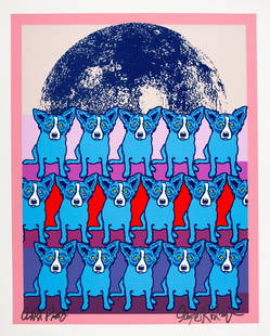 George Rodrige Untitled Print: Description: George Rodrige Untitled Print measuring at 31x25 inches Date: Unknown Material: Matte Art Paper Additional Information: Possible Reproduction/Printed Later Reserve: $50.00 Shipping: Domes