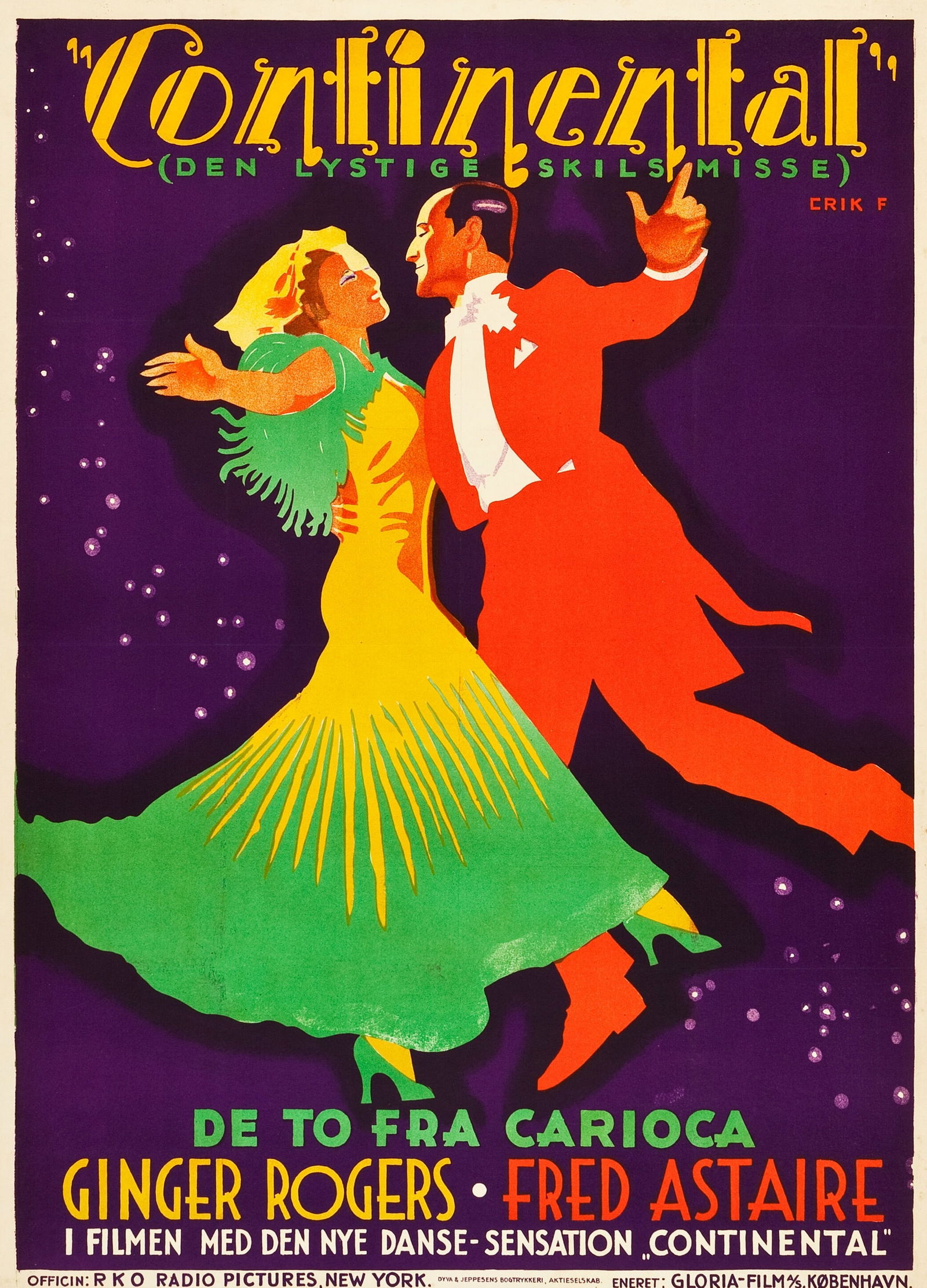 The Gay Divorcee RKO Poster Print (1 of 1)