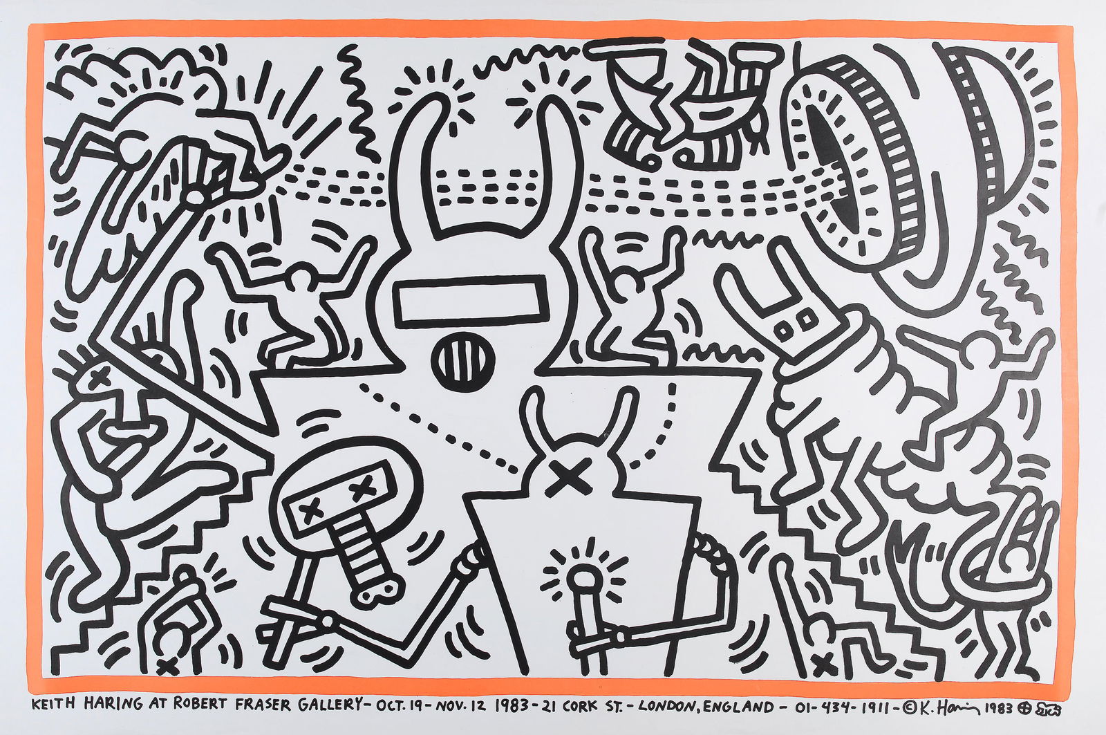 Keith Haring Untitled Print (1 of 1)