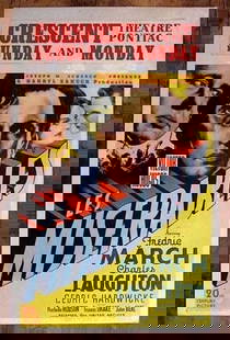 Les Miserables - Charles Laughton (1935) US Window Card Movie Poster: Les Miserables - Charles Laughton (1935) US Window Card Movie Poster, Please refer to the attached photos to determine the