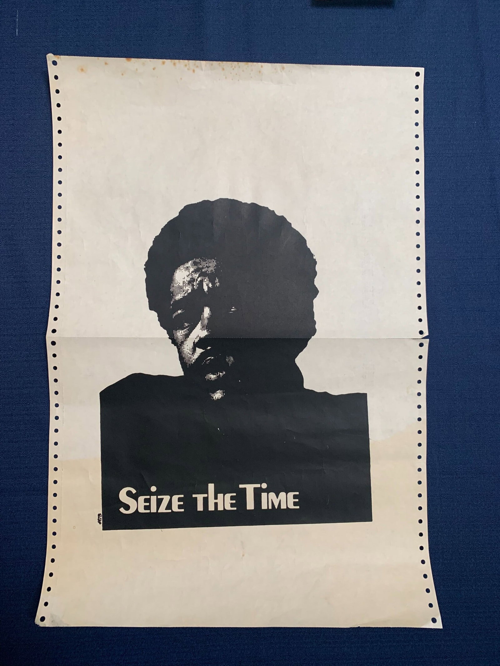 Seize The Time - Bobby Seale - Berkeley Political Poster Workshop (1970) 15 x 22 US Protest Poster (1 of 3)