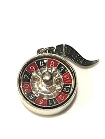 Vintage Danecraft Sterling Silver Good Luck Roulette Casino Charm- Las Vegas