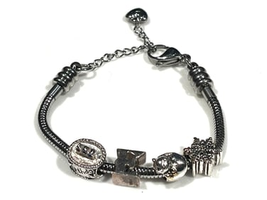 Estate Sterling Silver Charm Bracelet