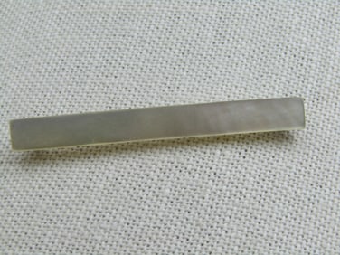 Victorian Mother-of-Pearl Bar Brooch, 2-1/8" wide