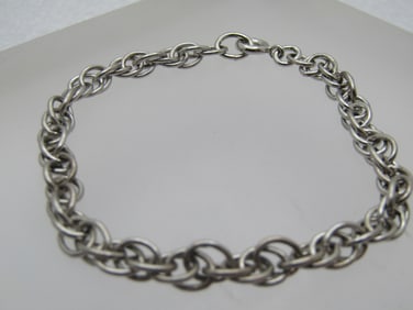 Vintage Sterling Multi-Link Bracelet, 4.5mm, 7", 1970's-1980's