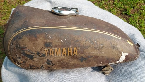 1970 Yamaha Motorcycle RS ? Gas Tank