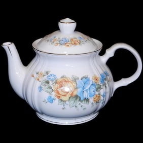 Vintage Floral Teapot made in Japan