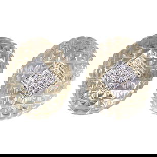 Vintage Jewelry > Vintage Earrings > Vintage Clip-on Earrings: Van Cleef & Arpels Carved Crystal and Diamond Earrings clip-on Reserve: $8,800.00 Shipping: Domestic: Flat-rate of $69.95 to anywhere within the contiguous U.S. International: Foreign shipping rates a
