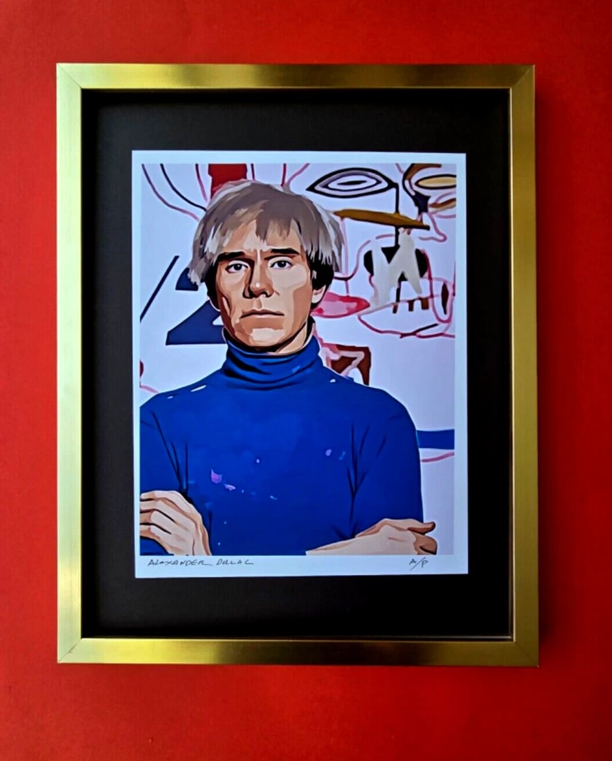 ALEXANDER DULAC | ANDY WARHOL Hand Signed Authentic Print Edition of 10 | COA (1 of 4)