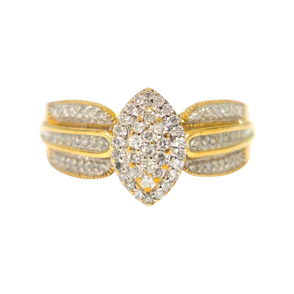 Mid Century Vintage 1.20 Carat Diamond Engagement Womens Ring (1 of 4)