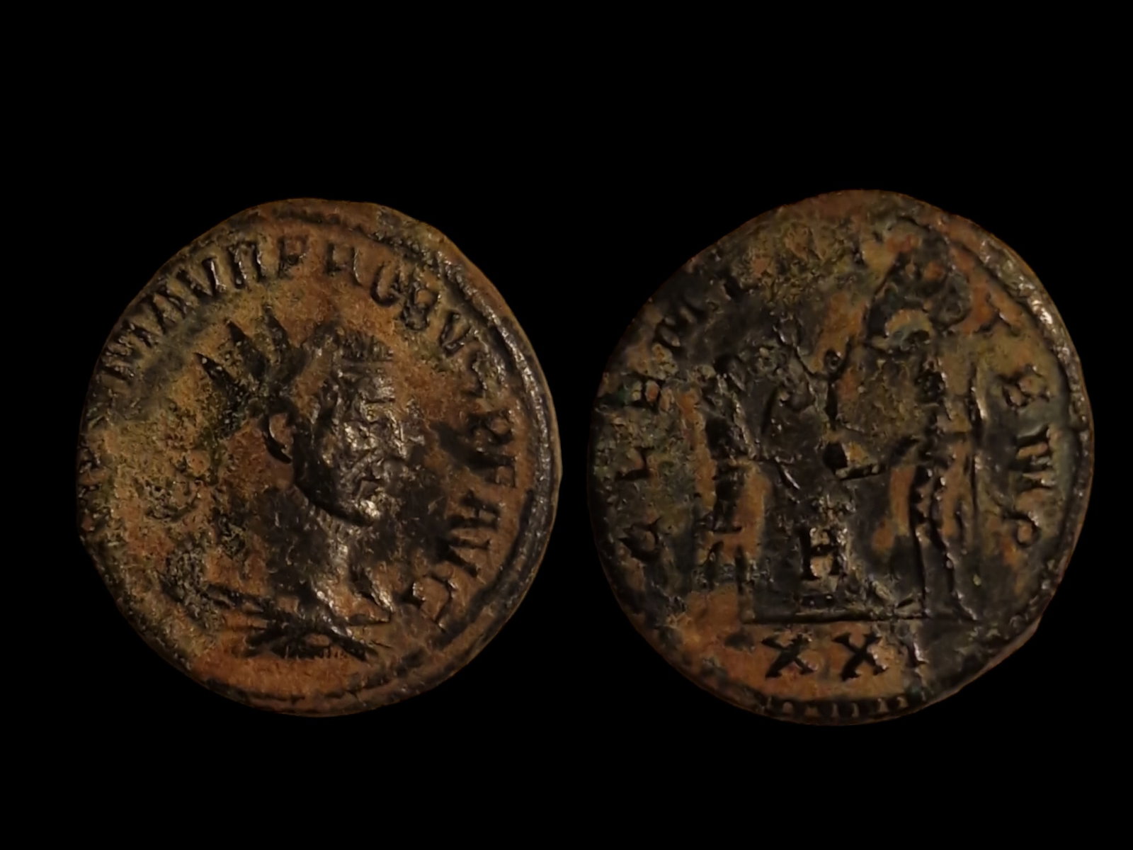 Roman Empire - Probus (276-282 AD): Title: Roman Empire - Probus (276-282 AD) Description: Roman Empire - Probus (276-282 AD) Obverse: Radiate bust of Probus facing right, draped and cuirassed. Inscription reads: "IMP C M AVR PROBVS P F