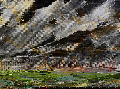 Oil painting Lightening Serhiy Kovalev: №Galler 210 *** ABOUT THIS PAINTING *** * TITLE: "Lightening" * ARTISTS: Serhiy Kovalev * SIZE: 80x80 cm/'31.49x31.49 inches' * MEDIUM: oil, canvas * HAND PAINTED: Original painting from our col