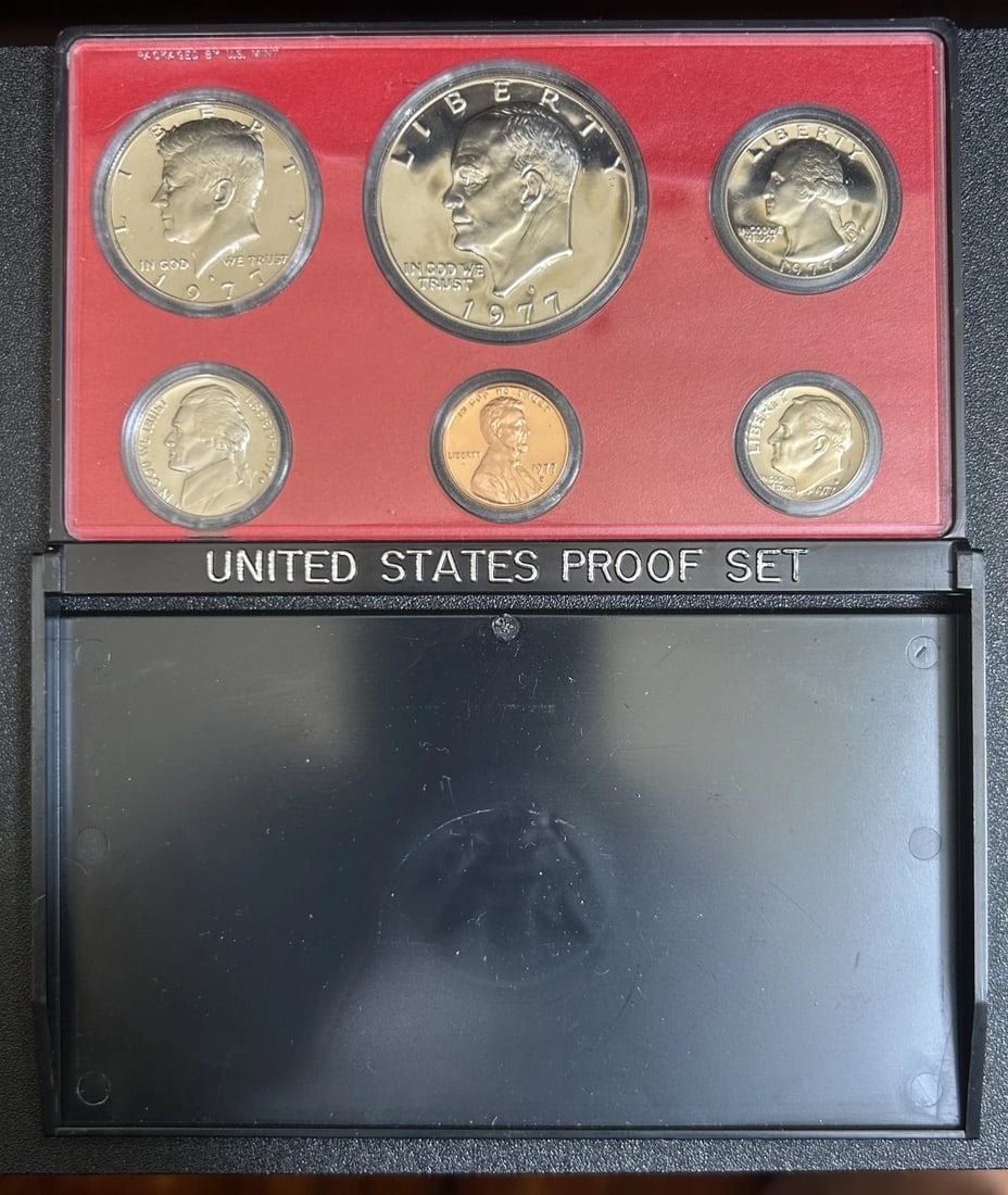 1977 S Proof Set DCAM, 1977 S Proof Set DCAM (1 of 2)