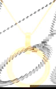 CELTIC PROSPERITY RING NECKLACE, C.300-100 BC: Before the Roman invasion of the British Isles, rings of bronze, silver, and gold were used as a means of exchange, particularly in Ireland. Most exchanges of goods and property were conducted by bart