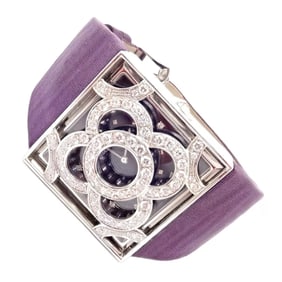 Audemars Piguet Danae 18k White Gold Diamond Satin Ladies Watch