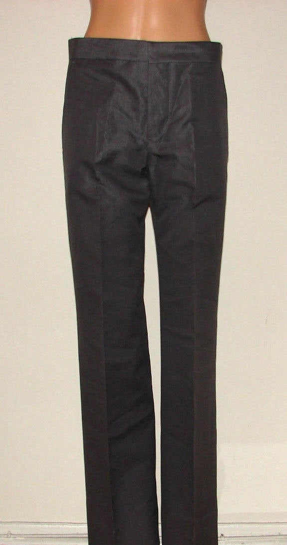MARNI ITALY SIZE 38 COTTON SILK CLASSY PANTS TROUSERS: NH5 AUTHENTIC ORIGINAL MARNI ITALY SIZE 38 72% COTTON 28% SILK LUXURIOUS STYLE! SIGN OF TASTE! UNIQUE! TRENDY OUR MANNEQUIN IS 32''-25''-36'' PLEASE, CHECK OUR OTHER VINTAGE DESIGNER'S UNIQUE COLLECTI