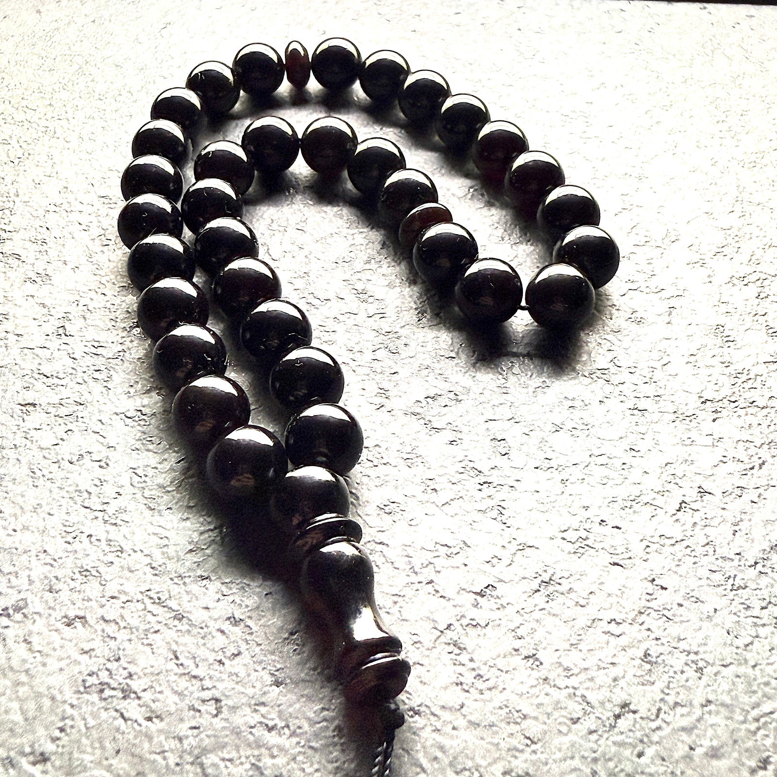 Beautiful Vintage Amber Tesbih made from Round Amber beads (1 of 12)