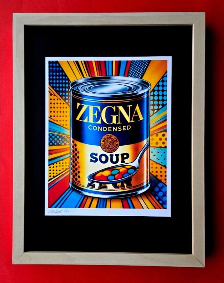 CHIARA BELLINI | ZEGNA CONDENSED SOUP Hand Signed Authentic Print LtdEd COA (1 of 3)