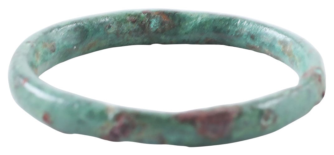 VIKING WOMAN’S WEDDING RING C.850-1050, SIZE 6 1/2 (1 of 4)